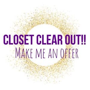 Closet clear out, all reasonable offers we…